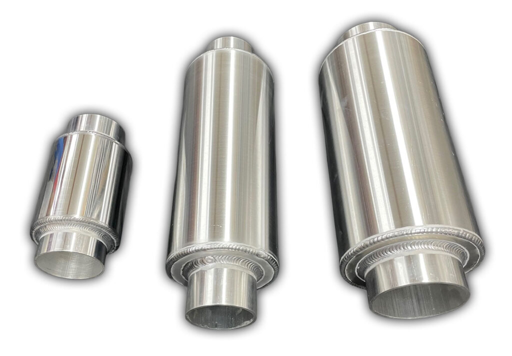 HARM Mufflers lightweight racing mufflers - round